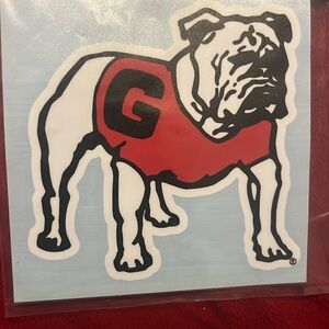 Georgia Bulldogs 4 inch decal,